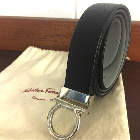 ferragamo belt womens black